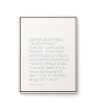 Load image into Gallery viewer, ELEPHANT STONE - TYPOGRAPHY PRINT