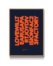 Load image into Gallery viewer, LOVE WILL TEAR US APART - TYPOGRAPHY PRINT