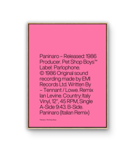 Load image into Gallery viewer, PANINARO - TYPOGRAPHY PRINT