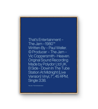 Load image into Gallery viewer, THAT'S ENTERTAINMENT - TYPOGRAPHY PRINT