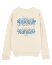 Load image into Gallery viewer, THREE STRIPE CLUB - NATURAL RAGLAN SWEATSHIRT
