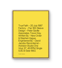 Load image into Gallery viewer, TRUE FAITH - TYPOGRAPHY PRINT