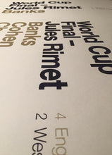 Load image into Gallery viewer, JULES RIMET 1966 - LIMITED EDITION SCREEN PRINT