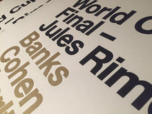 Load image into Gallery viewer, JULES RIMET 1966 - LIMITED EDITION SCREEN PRINT