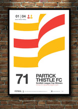 Load image into Gallery viewer, PARTICK THISTLE 1971 LEAGUE CUP FINAL