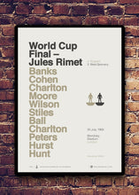 Load image into Gallery viewer, JULES RIMET 1966 - LIMITED EDITION SCREEN PRINT