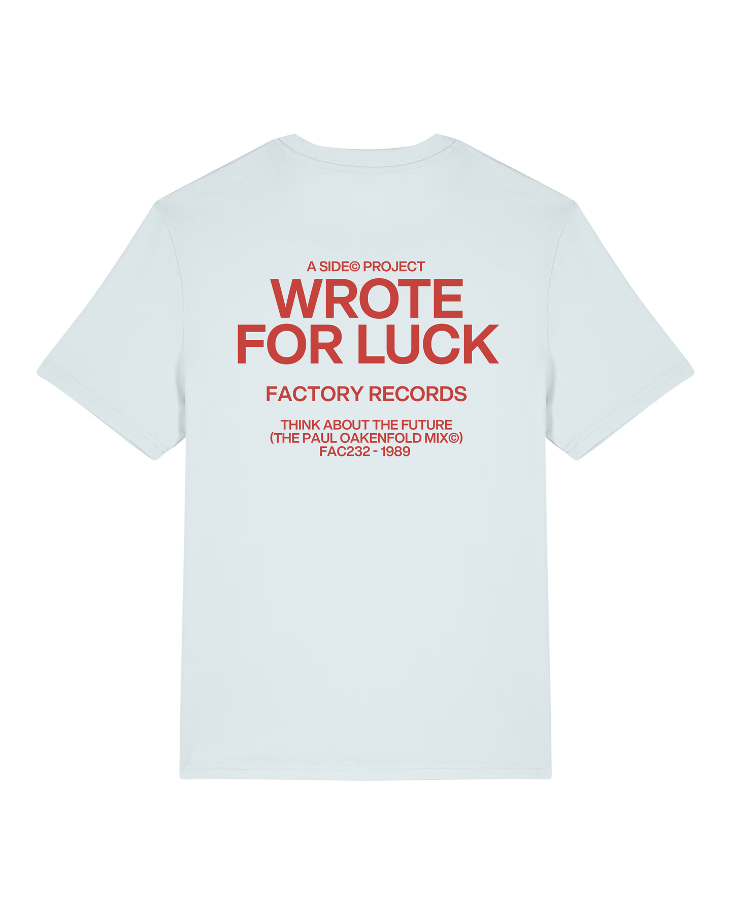 A SIDE© PROJECT - WROTE FOR LUCK - BLUE ICE