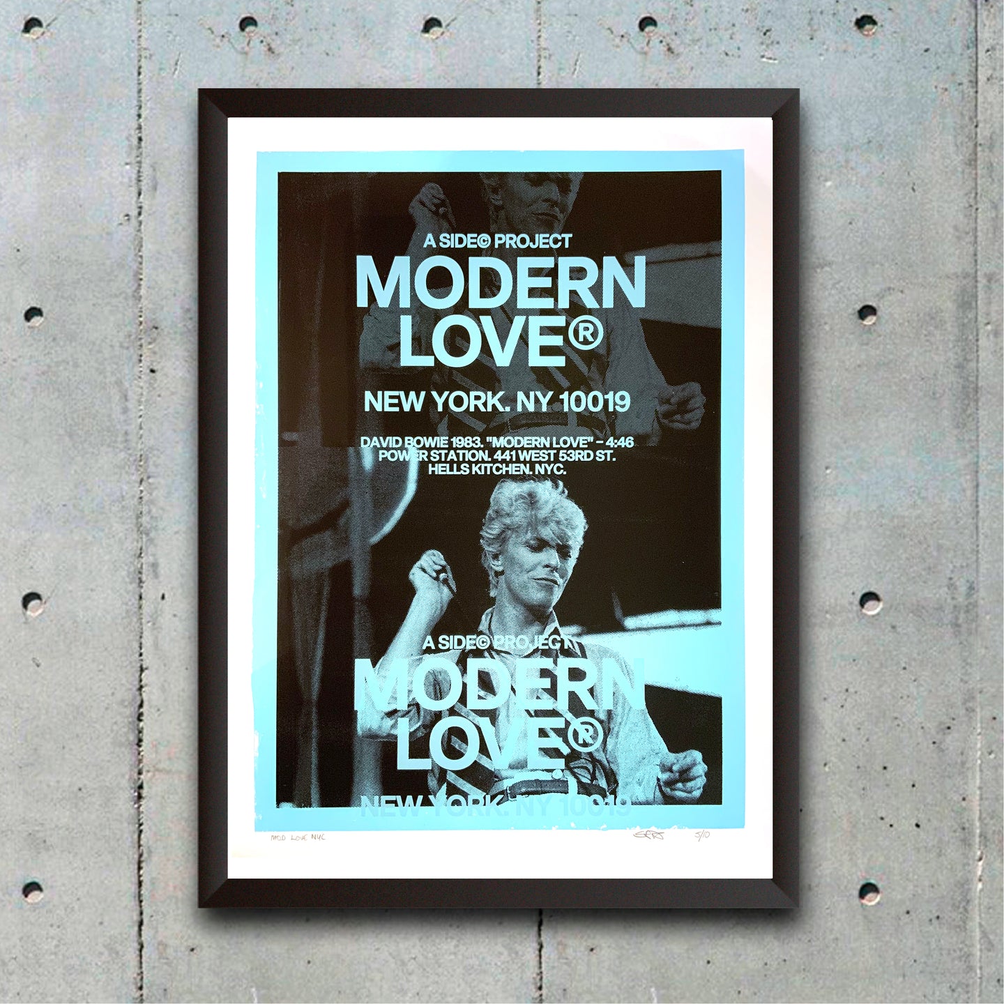 MODERN LOVE PRINTS - NYC SCREEN PRINT 1/10