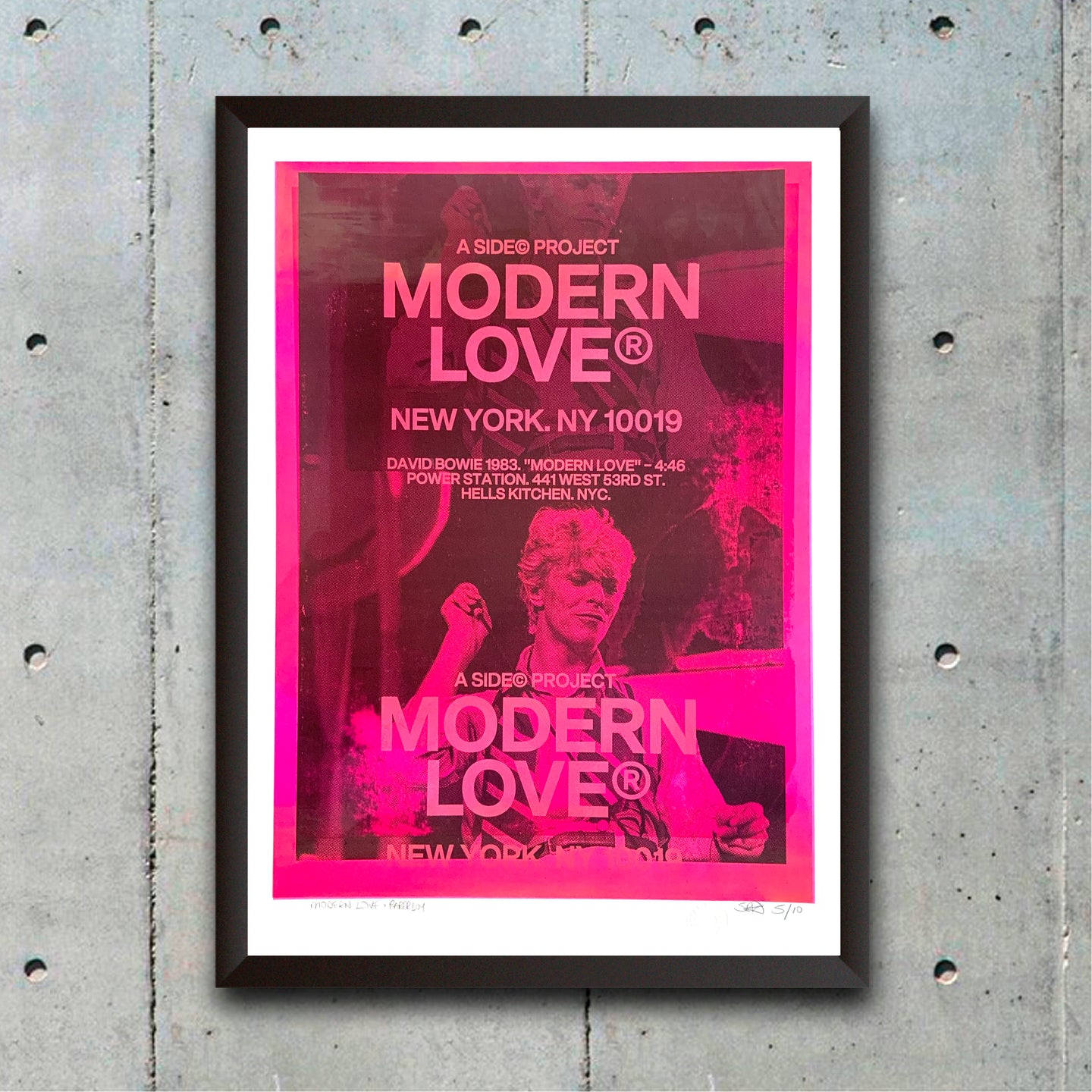 MODERN LOVE PRINTS - PAPERBOY SCREEN PRINT 1/10