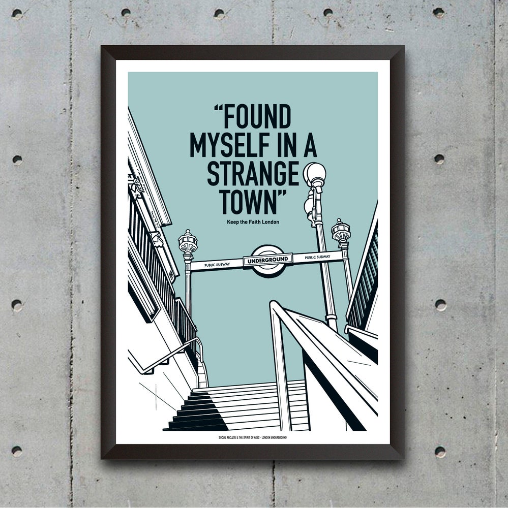 STRANGE TOWN - LONDON PRINT