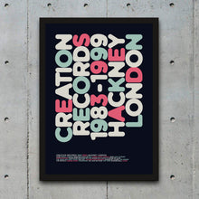 Load image into Gallery viewer, CREATION RECORDS - SIGNED PRINT
