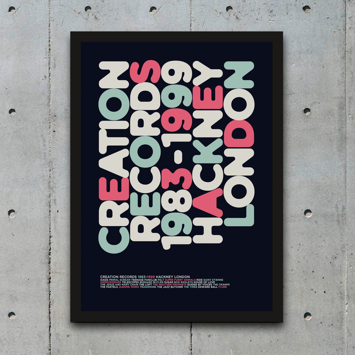 CREATION RECORDS - SIGNED PRINT