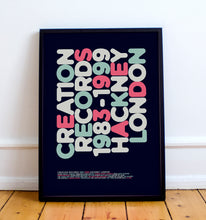 Load image into Gallery viewer, CREATION RECORDS - SIGNED PRINT
