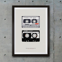 Load image into Gallery viewer, BESPOKE CASSETTE TAPE PRINTS
