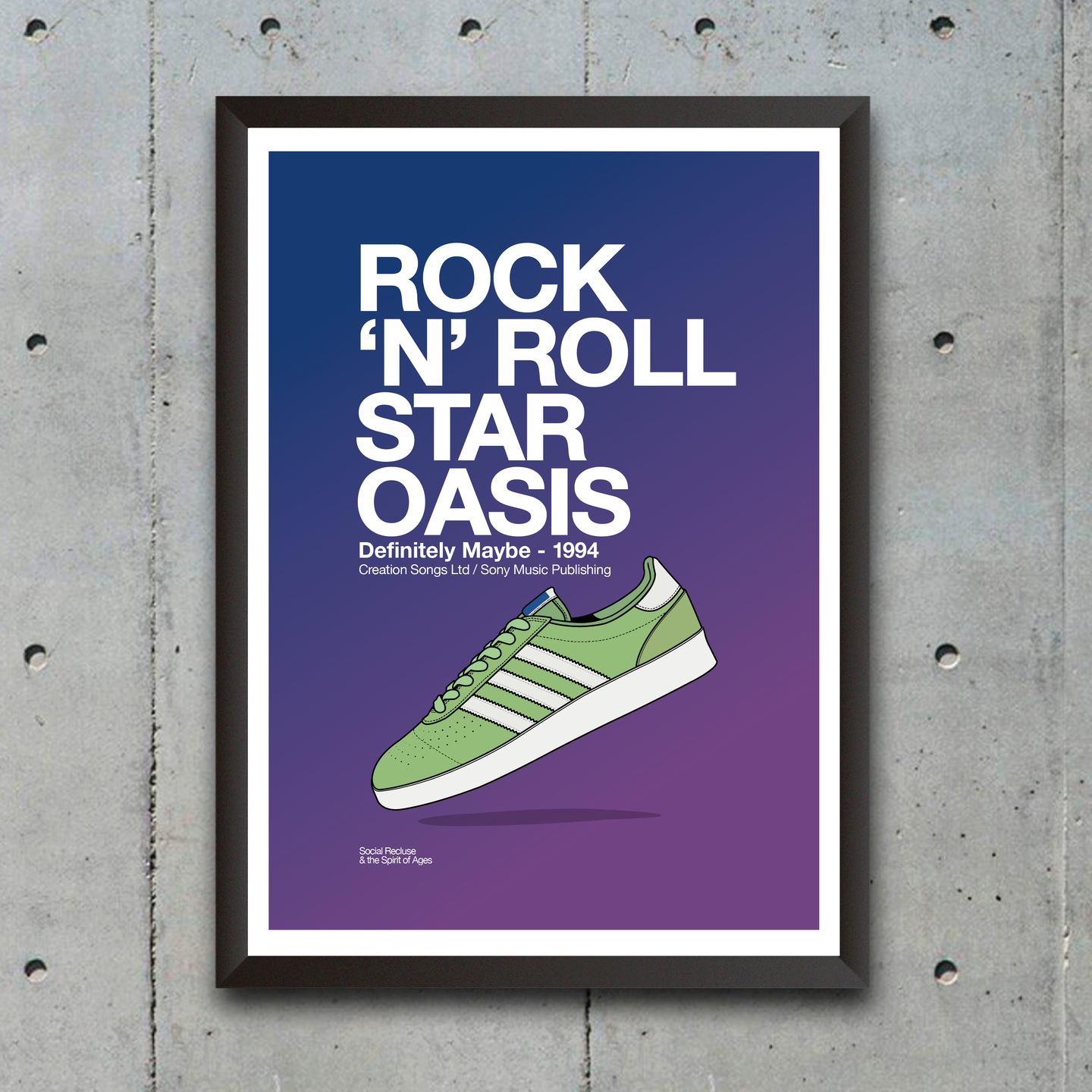 ROCK N ROLL STAR - PRINT