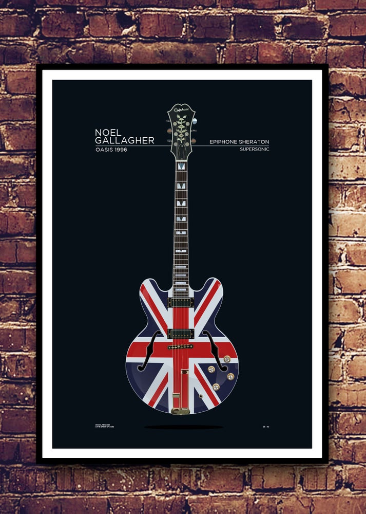 NOEL GALLAGHER - UNION JACK GUITAR